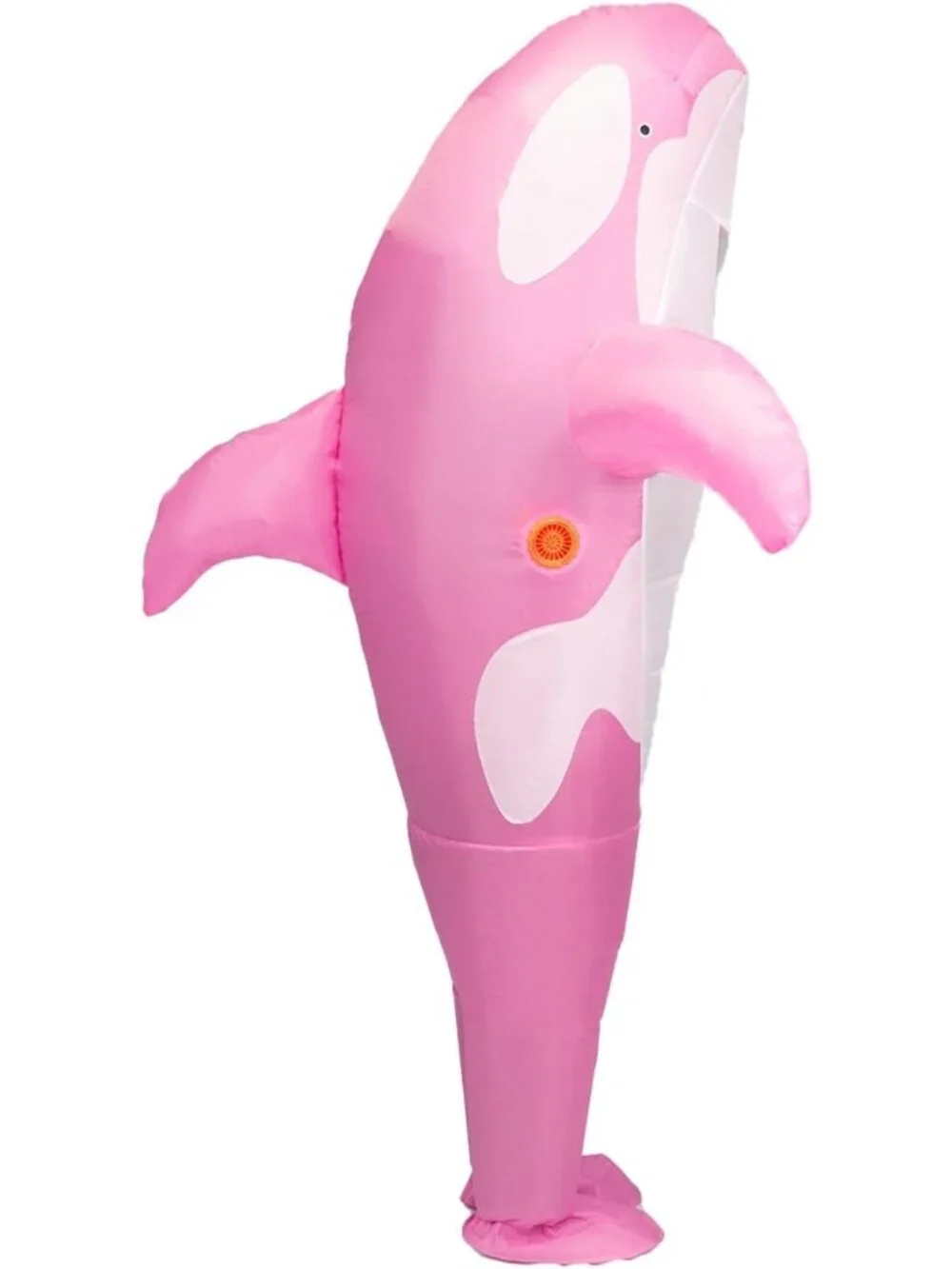 Inflatable Killer Whale Costume - Fun Air Blow-Up Orca Suit for Adults Halloween